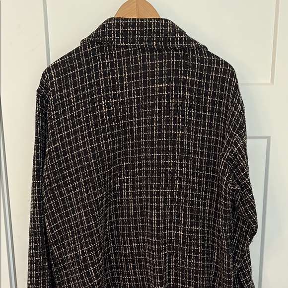 ANDTHEWHY | Black and White Women's Shacket - Picture 4 of 4